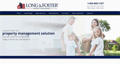 Desktop Screenshot of longandfoster-propertymanagement.com